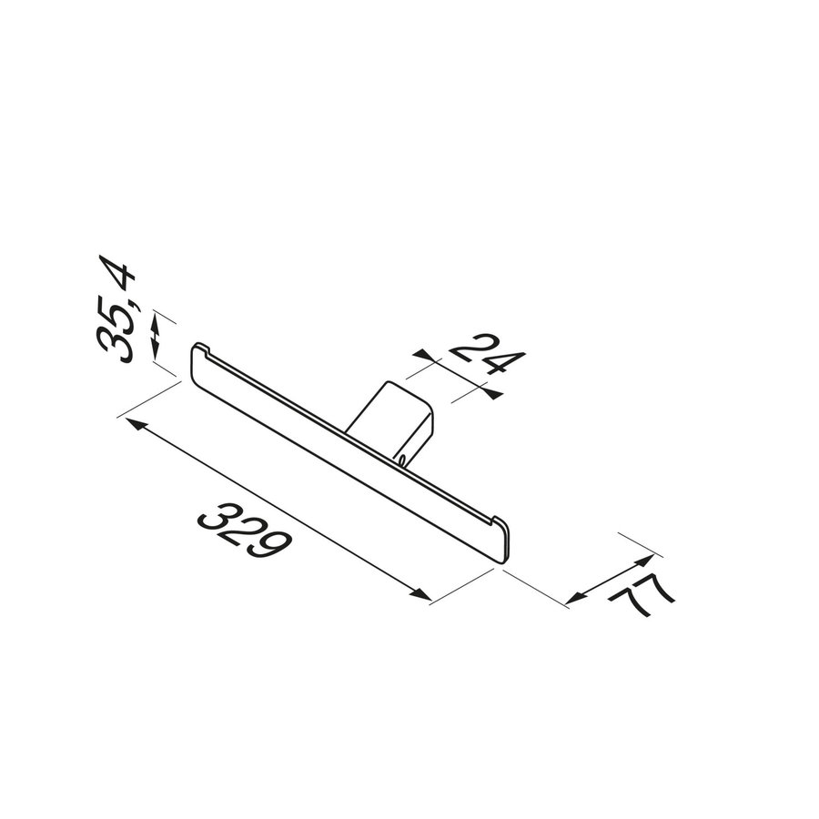 Toiletrolhouder Zonder Klep Dubbel Geesa Shift Zwart