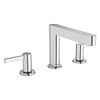 Hansgrohe Wastafelmengkraan Finoris HansGrohe 3-gats 110 met Push-Open Waste Chroom