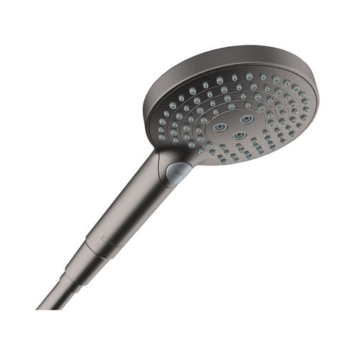 Handdouche HansGrohe Raindance Select S PowderRain 120 3jet Geborsteld Zwart Chroom 