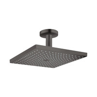 Hoofddouche HansGrohe Raindance E 300 1jet Plafondbevestiging Geborsteld Zwart Chroom