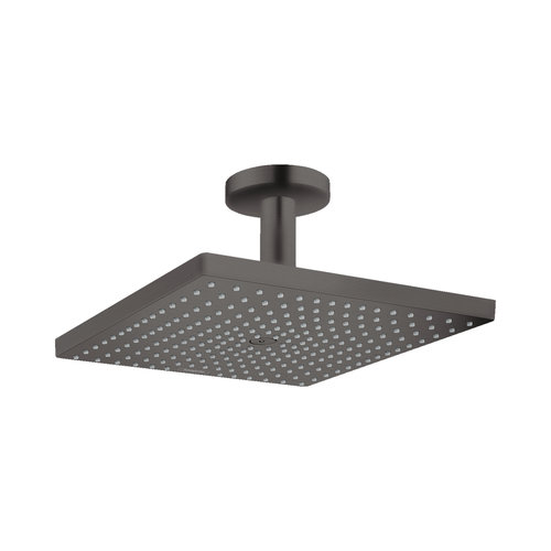 Hoofddouche HansGrohe Raindance E 300 1jet Plafondbevestiging Geborsteld Zwart Chroom 