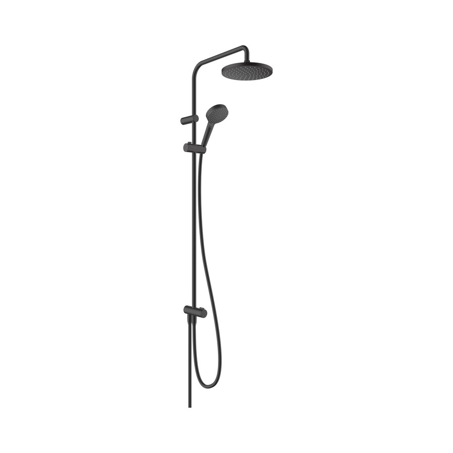 Showerpipe HansGrohe Vernis Blend 200 1 Jet Reno EcoSmart Mat Zwart