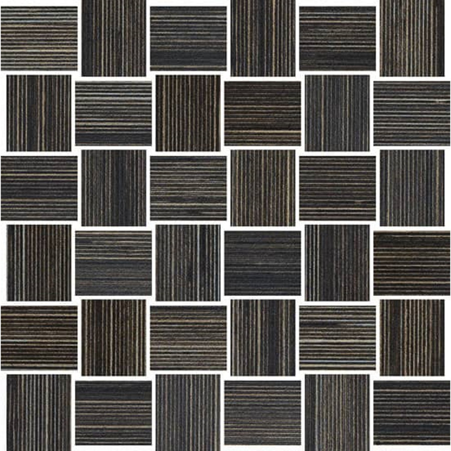 Vloertegel Douglas & Jones Textures Mat Wenge Mozaïek 30x30 cm (Prijs per 5 Stuks)