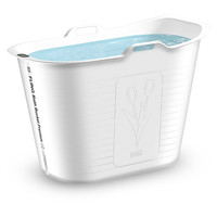 Zitbad Bath Bucket Premium FlinQ Wit 93x52 cm