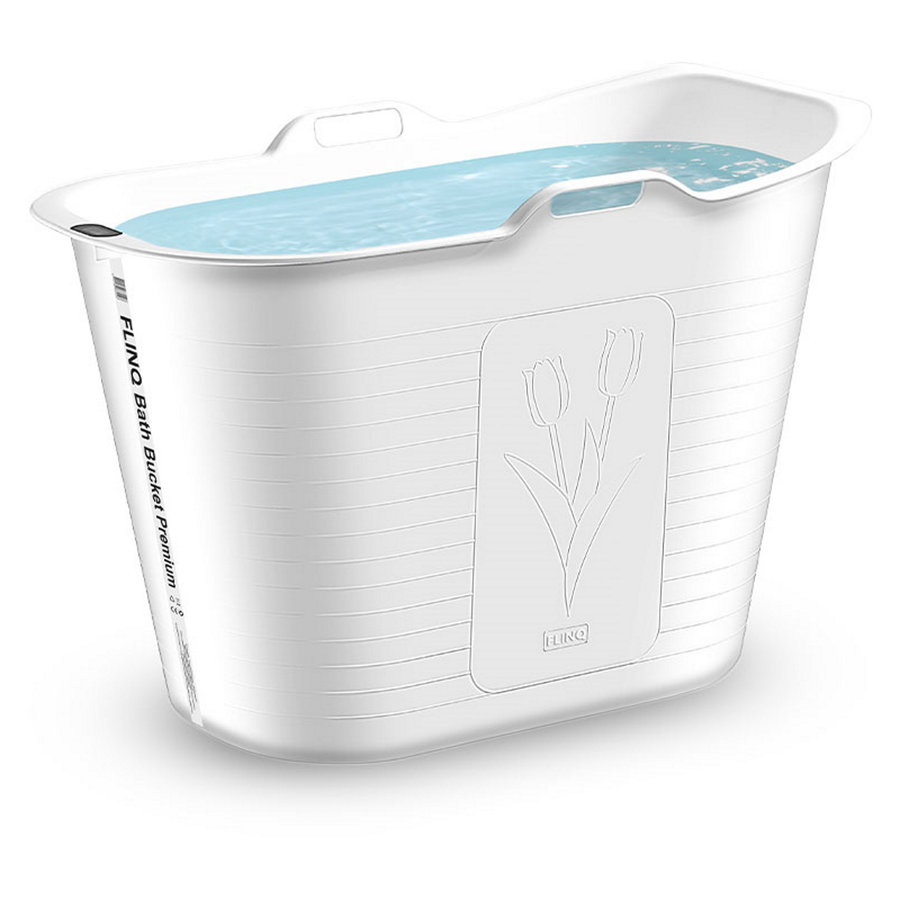 Zitbad Bath Bucket Premium FlinQ Wit 93x52 cm Megadump Wormer