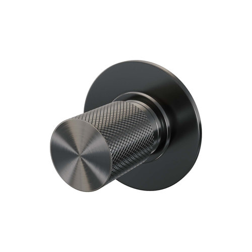 Inbouw Stopkraan Brauer Gunmetal Carving Rond 6.5 cm Messing Gunmetal 