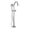 Brauer Badkraan Vrijstaand Brauer Chrome Carving met Handdouche 3-Standen Geborsteld Chroom