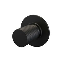 Inbouw Stopkraan Brauer Black Carving Rond 6.5 cm Messing Mat Zwart