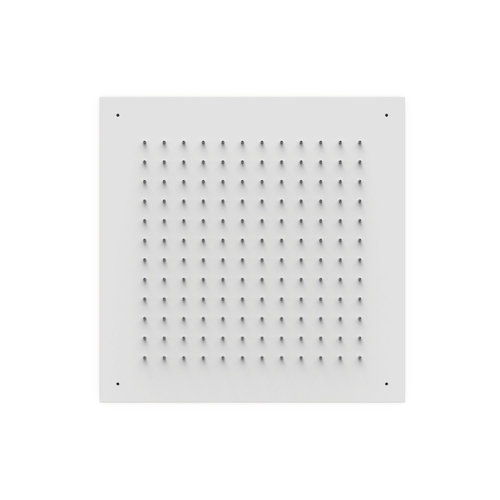 Hoofddouche Tres Plafond 50x50 cm Vierkant Patroon Mat Wit 