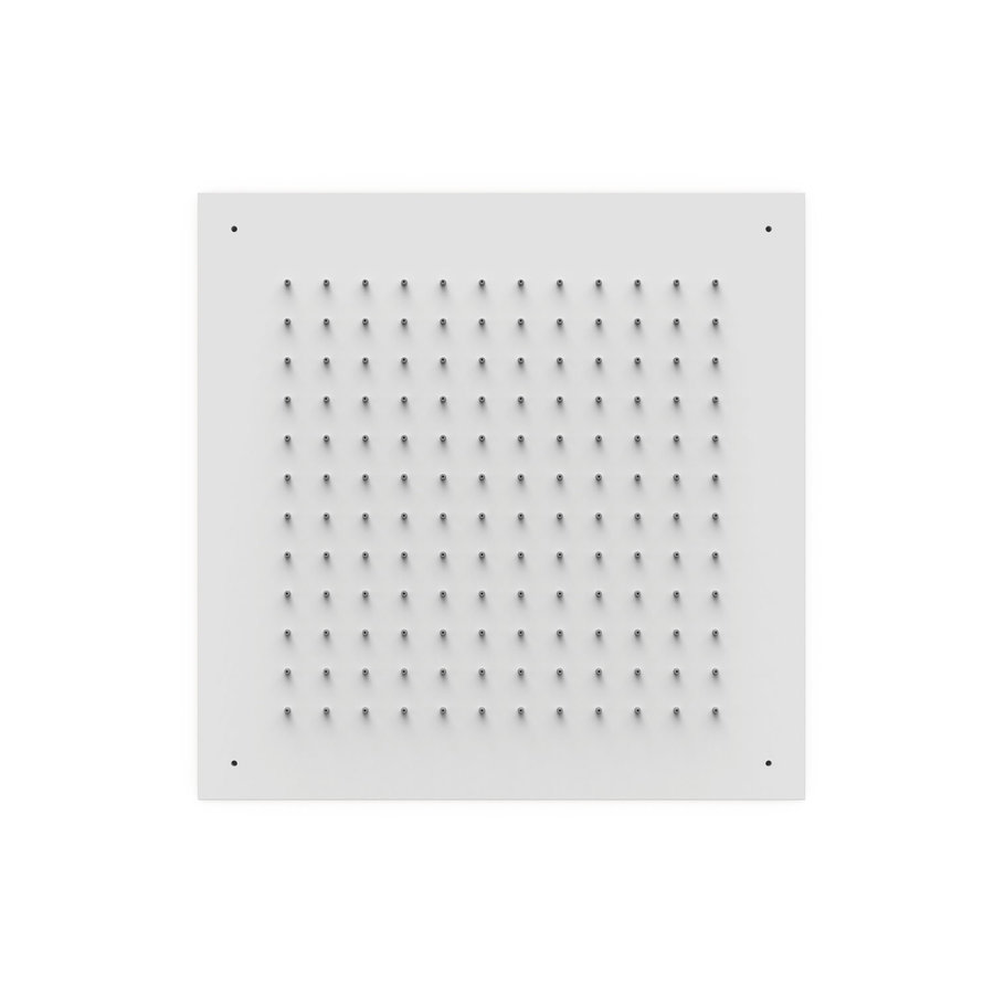 Hoofddouche Tres Plafond 50x50 cm Vierkant Patroon Mat Wit