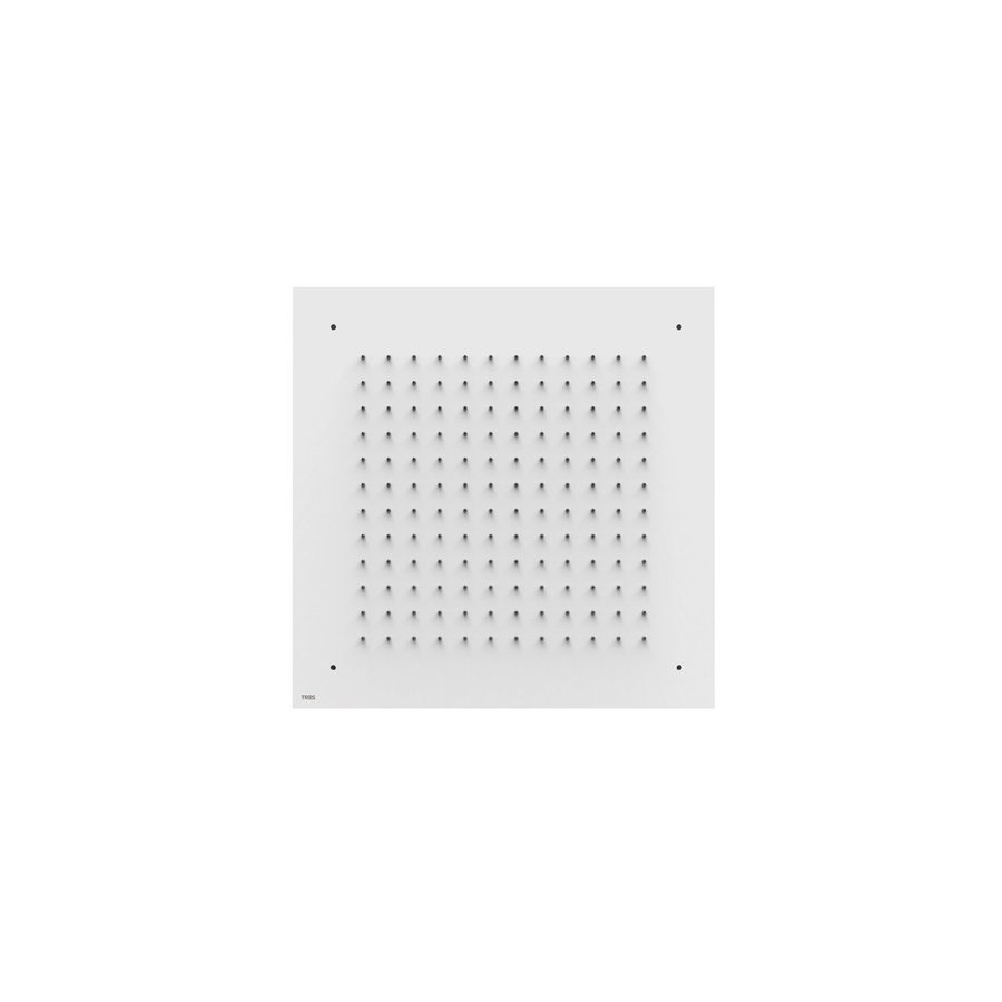 Hoofddouche Tres Plafond 38x38 cm Vierkant Patroon Mat Wit