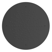 Hoofddouche Tres Plafond 50 cm Rond Mat Zwart