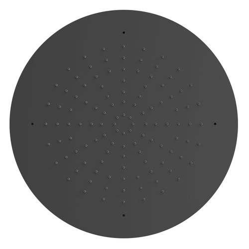 Hoofddouche Tres Plafond 50 cm Rond Mat Zwart 
