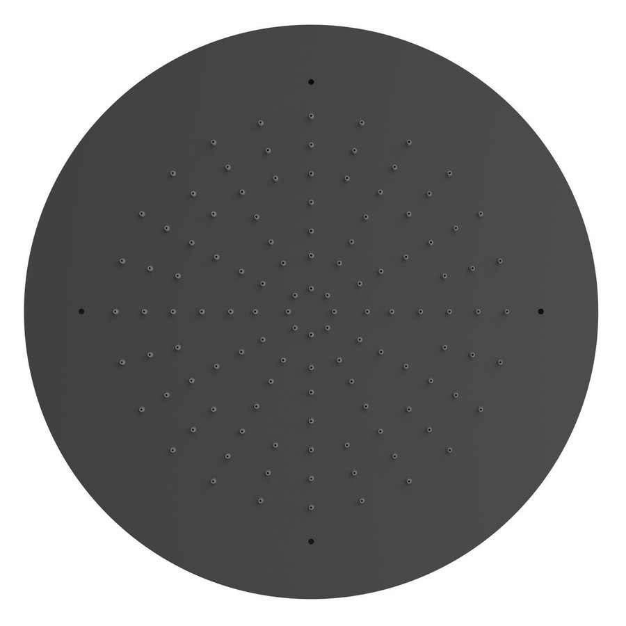 Hoofddouche Tres Plafond 50 cm Rond Mat Zwart
