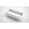 Opbouw Waskom Arcqua Case Rechthoek 60x26 cm Glans Wit