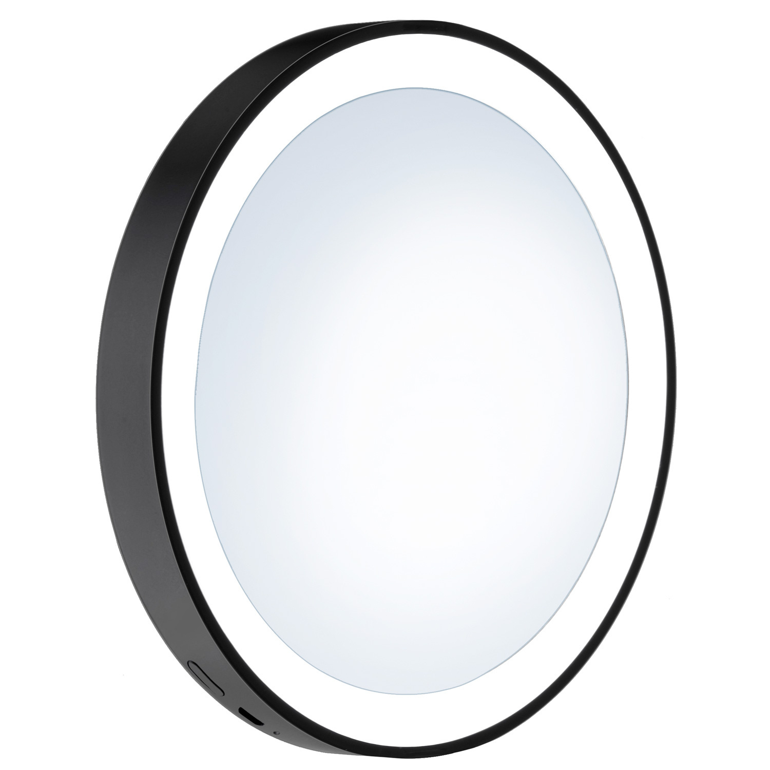vermijden Opblazen Ik heb het erkend Make-up Spiegel LED met Zuignappen Smedbo Ouline Lite 12x2 Mat Zwart -  Megadump Wormer