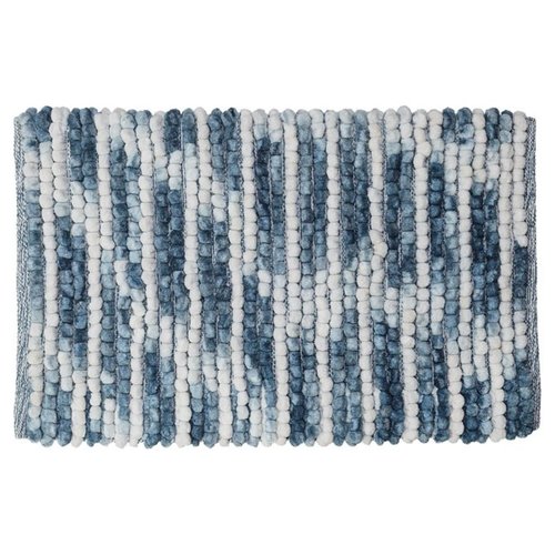 Badmat Sealskin Vintage 50x80 cm Polyester Blauw 