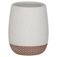 Tandenborstelbeker vrijstaand Sealskin Braid Zand