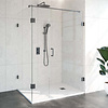 Sanitop Douchecabine Compleet Just Creating 3-Delig 100x140 cm Gunmetal