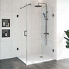 Sanitop Douchecabine Compleet Just Creating 2-Delig Profielloos 120x90 cm Gunmetal