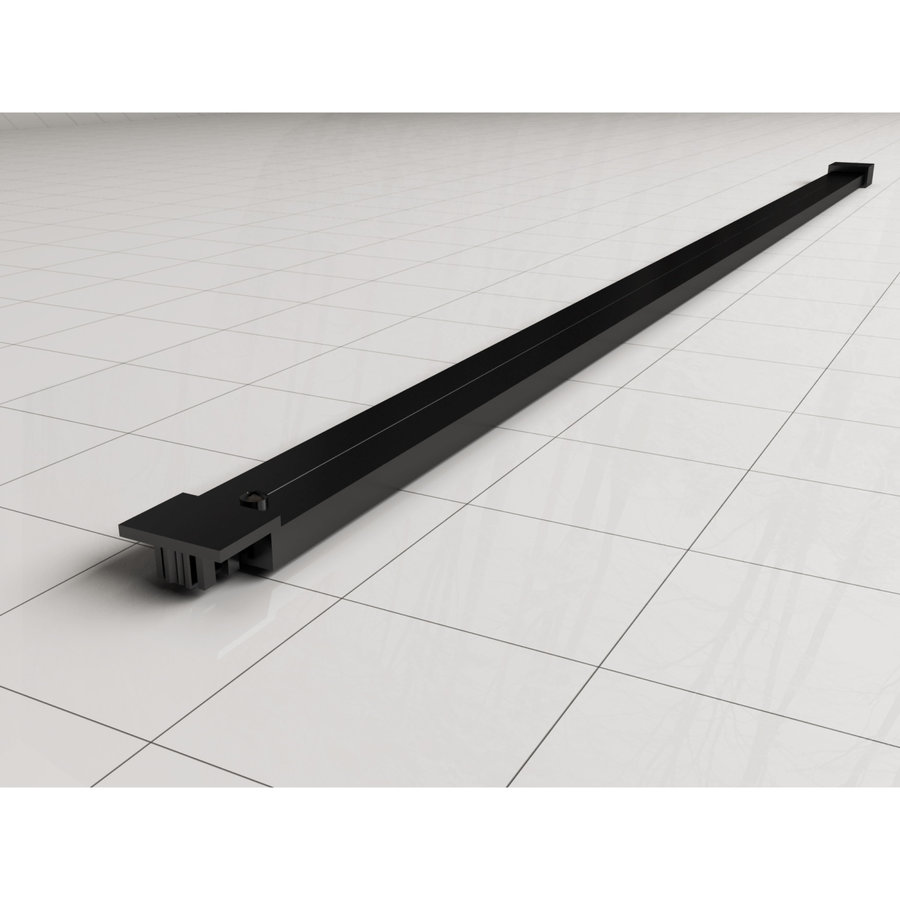 Stabilisatiestang Voor Inloopdouche Wiesbaden Horizon 120 cm Mat Zwart