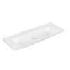 Wastafel Villeroy & Boch Subway 3.0 Met CeramicPlus 0 Kraangaten Zonder Overloop 130x47x16.5 cm Wit Alpin