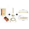 Best Design Regendoucheset Best Design One Pack Inbouw Thermostaat Nancy M300 Mat Goud