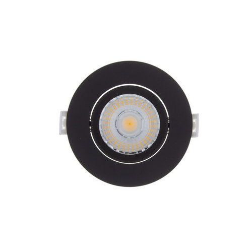 Inbouw LED-spot 4 Stuks Sanimex Njoy IP44 Dimbaar 6W 430 Lumen Zwart 