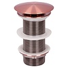 Differnz Wastafel Afvoerplug Differnz Always Open 10 cm Rood Koper