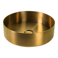 Waskom Lanesto Vanity 40x11,5 cm Goud (excl kraan incl waste)