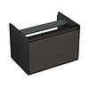 Onderkast Forzalaqua Reno 59.5x39.5x40 Cm 1 La Softclose Eiken Black Oiled