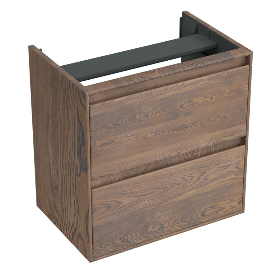 Onderkast Forzalaqua Reno 59.5x39.5x60 Cm 2 La Softclose Eiken Havanna