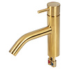 Wastafelmengkraan Differnz Gebogen Goud