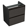 Forzalaqua Onderkast Forzalaqua Reno 59.5x39.5x60 Cm 2 La Softclose Eiken Black Oiled