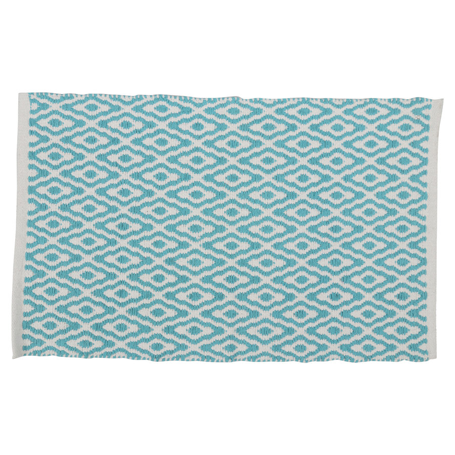 Badmat Differnz Brighton 50x80 cm Katoen Blauw