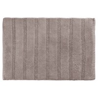 Badmat Differnz Stripes 45x75 cm Katoen Taupe