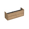 Onderkast Forzalaqua Gela 160x51x60 Cm 4 Softclose Lades Eiken Oyster