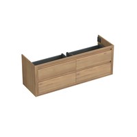 Onderkast Forzalaqua Gela 160x51x60 Cm 4 Softclose Lades Eiken Oyster