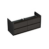 Forzalaqua Onderkast Forzalaqua Gela 140x51x60 Cm 4 Softclose Lades Eiken Black Oiled