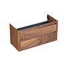 Onderkast Forzalaqua Gela 120x51x60 Cm 2 Softclose Lades Noten Pure Walnut