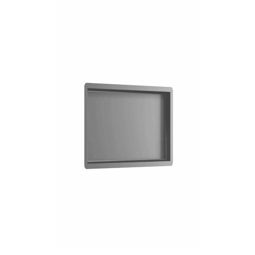 Inbouwnis AquaSplash Eve 30x30x7 cm Gunmetal 