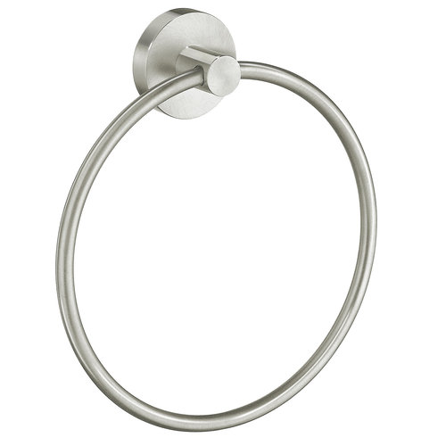 Handdoekring Smedbo Home 17x3,6 cm Geborsteld Nikkel 