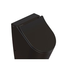 Urinoir Deksel Globo Forty3 Met Softclose Systeem Mat Zwart