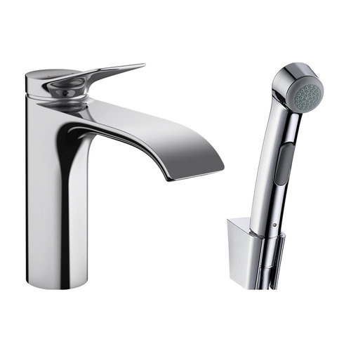 Wastafelmengkraan Hansgrohe Vivenis Bidethanddouche en Doucheslang 160 cm Chroom 