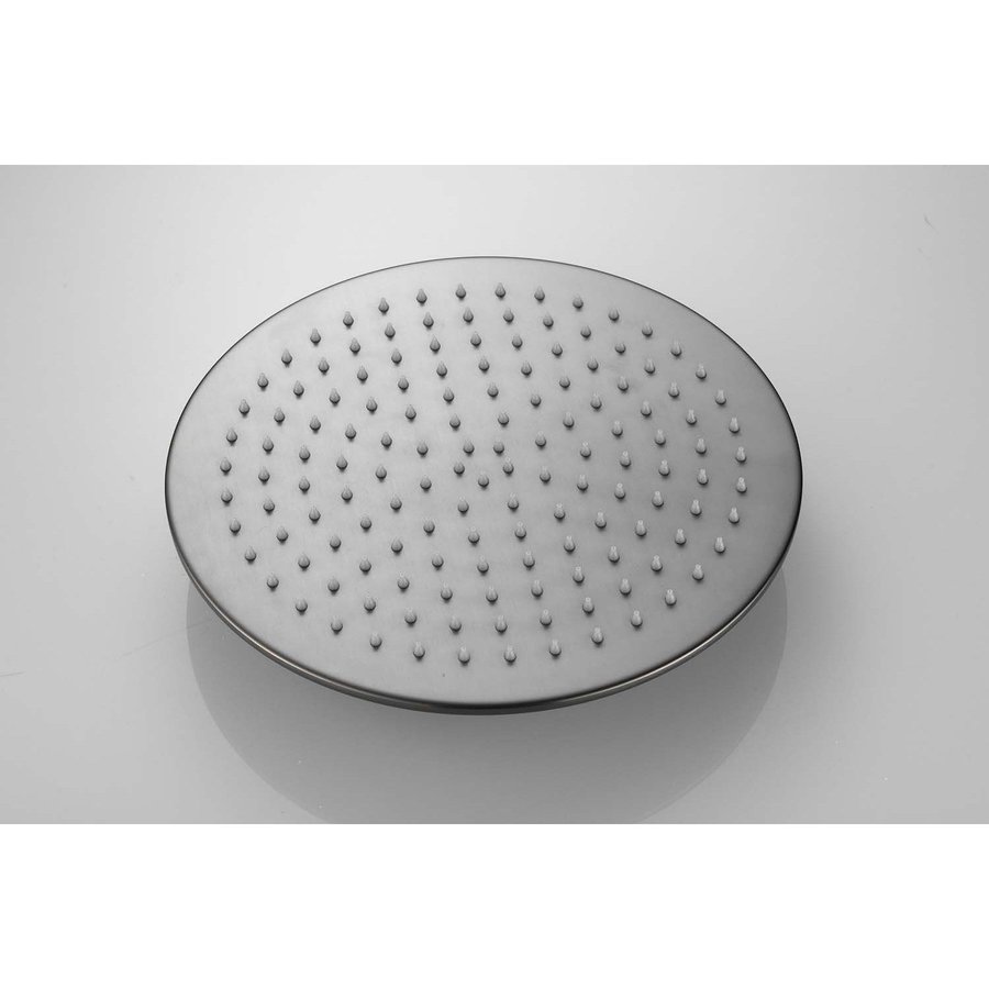 Hoofddouche AquaSplash Vision Rond 30 cm Gunmetal