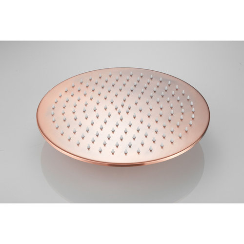 Hoofddouche AquaSplash Vision Rond 30 cm Geborsteld Koper 