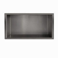 Inbouwnis Wiesbaden Novi 30x60x10cm Gunmetal