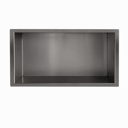 Inbouwnis Wiesbaden Novi 30x60x10cm Gunmetal 