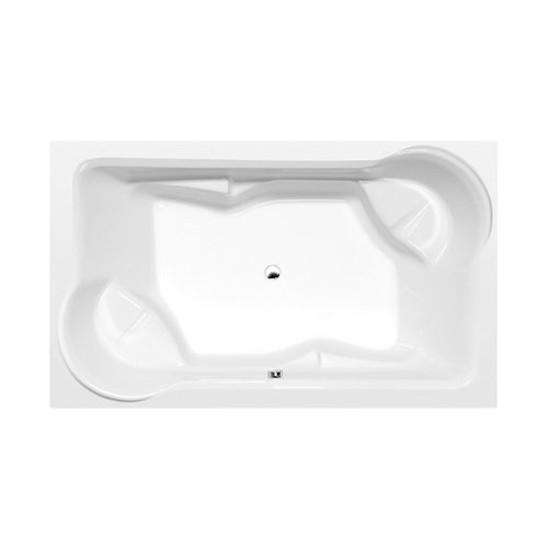 Ligbad Polysan Duo Inbouw 200x120x45 cm Wit 