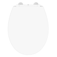 Toiletbril Schutte Lupos Softclose en LED-nachtverlichting Wit